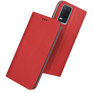 Knižkové puzdro pre Realme 8 5G - Smart Magnet červené