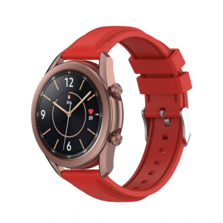 Remienok pre Samsung Galaxy Watch 3 41mm / Active / Active 2 - Strap červený