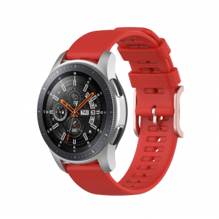 Remienok pre Samsung Galaxy Watch 3 45mm / Galaxy Watch 3 46mm - červený