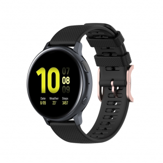 Remienok pre Samsung Galaxy Watch 3 41mm / Active / Active 2 - čierny