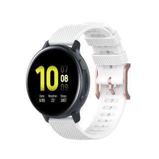 Remienok pre Samsung Galaxy Watch 3 41mm / Active / Active 2 - biely