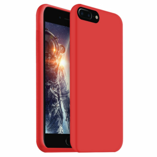 Silikonový obal pre IPhone 7/8 plus - červený