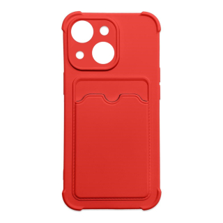 Silikónový kryt pre Apple iPhone 13 Mini - CARD červený