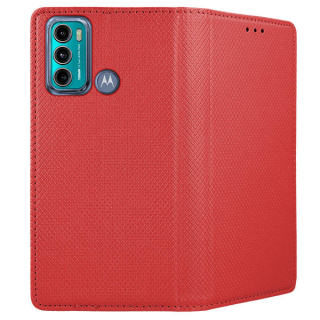 Knižkové puzdro pre Motorola Moto G60 - Smart Magnet červené