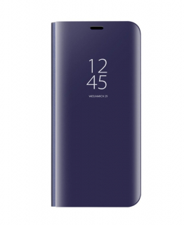 Knižkové puzdro Clear view pre Samsung Galaxy S21 FE 5G - modré
