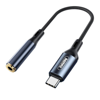 Remax adaptér USB typu C jack 3,5 mm 0,13m (RL-LA13a)