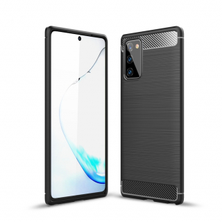 Silikónový kryt na Samsung Galaxy Note 20 - carbon čierne
