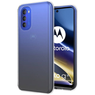 Silikonový obal na Motorola Moto G51 5G - priesvitný