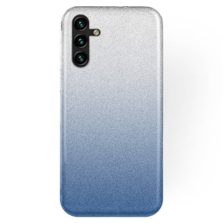 Silikónový kryt na Samsung Galaxy A13 5G - Glitter modro strieborný