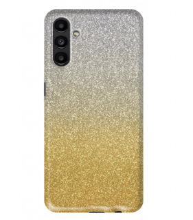 Silikónový kryt na Samsung Galaxy A13 5G - Glitter zlato strieborný