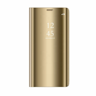 Knižkové puzdro pre Samsung Galaxy A13 5G - Clear View zlaté