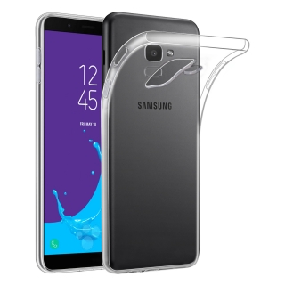 Silikonový kryt (obal) pre Samsung Galaxy J6 Plus (2018) prisvitný