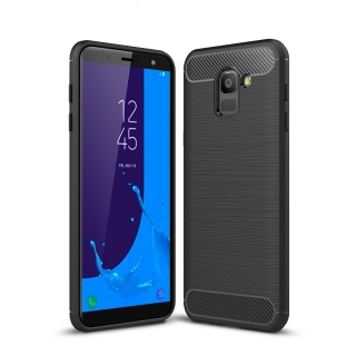 Silikonový kryt (obal) pre Samsung Galaxy J6 (2018) Carbon